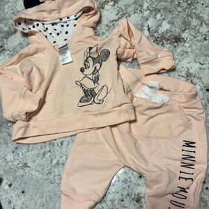 Disney Peach Polka Dot Outfit